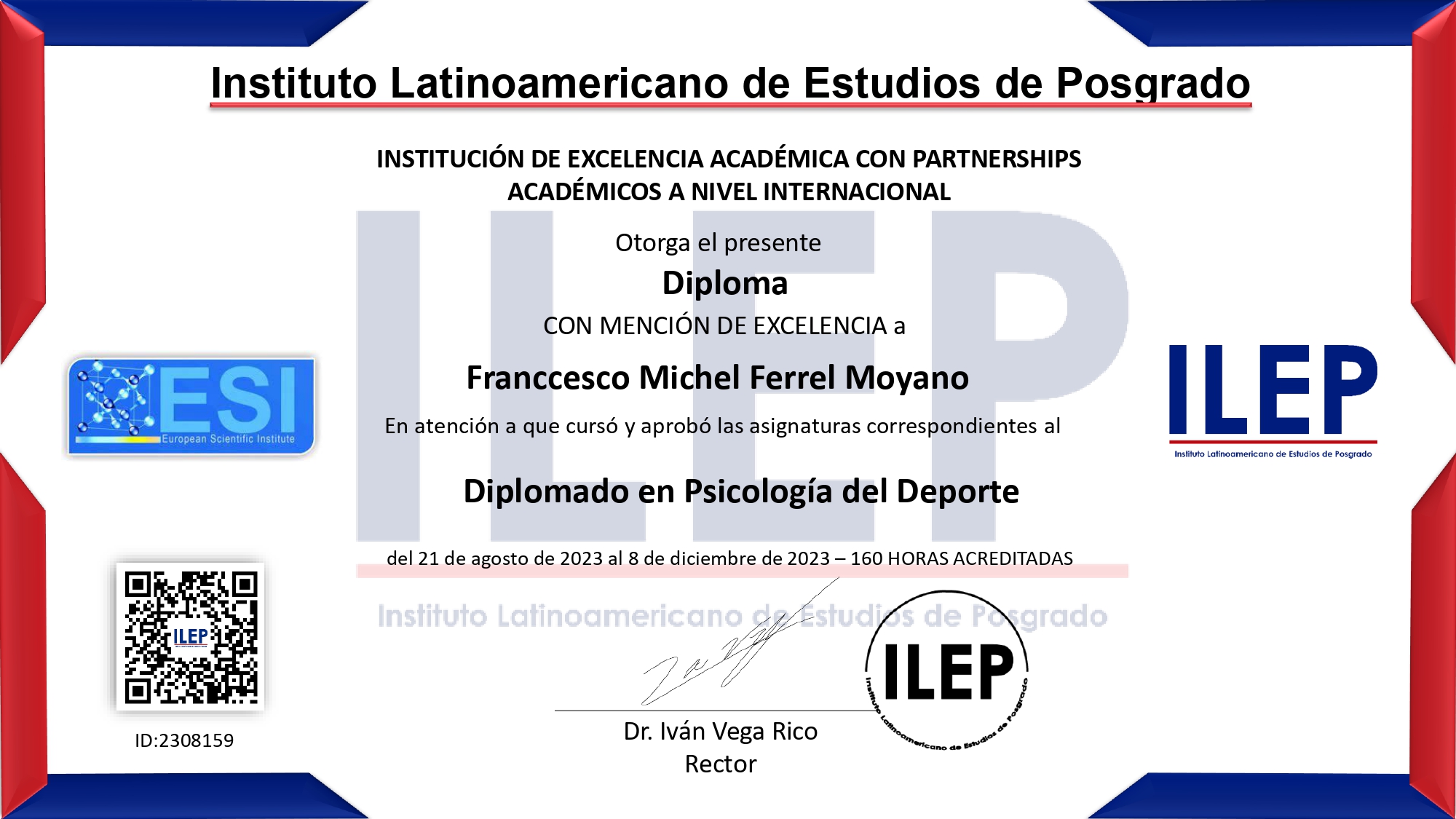 Diplomado Psicología del Deporte Diplomado Psicología del Deporte
